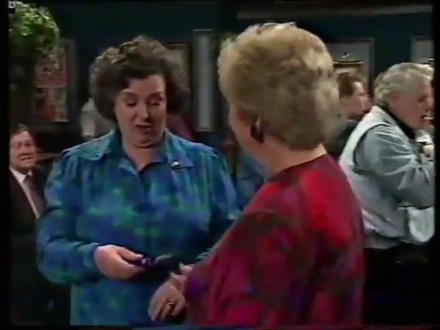 Maureen Toal (Teasy) behind McDaid's Bar Counter
